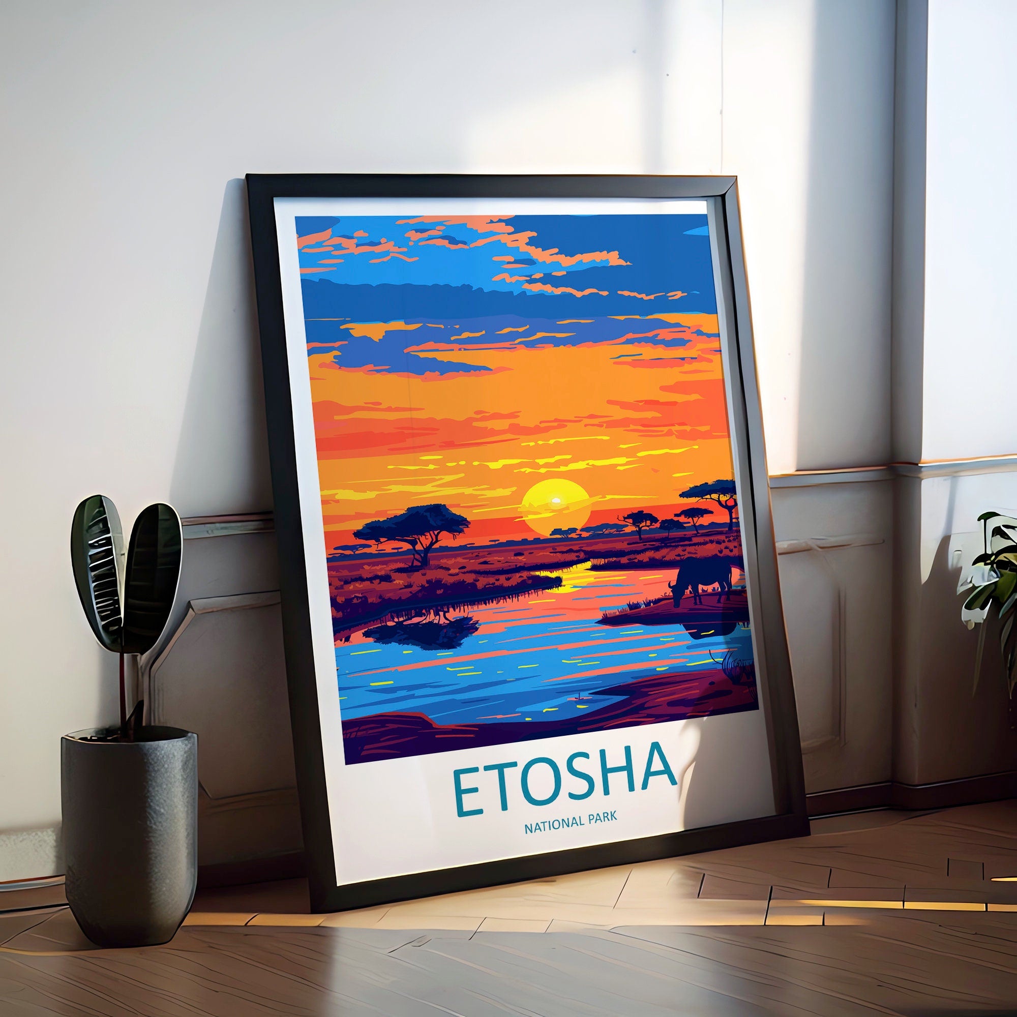 Etosha National Park Travel Print