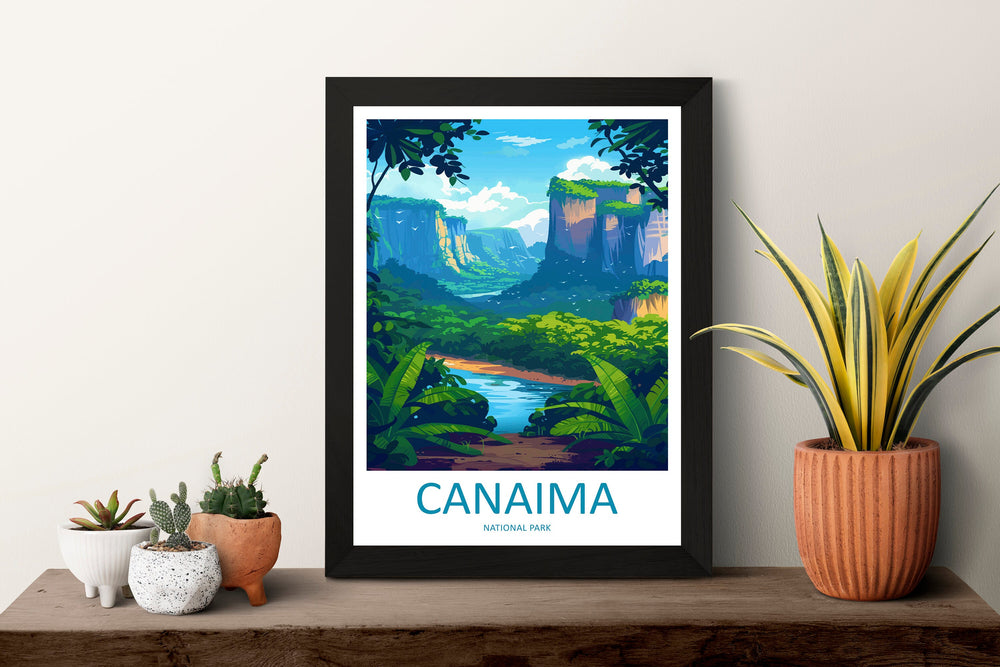 Canaima National Park Travel Print Wall Art Canaima Park Wall Hanging Home Décor Canaima National Park Gift Art Canaima