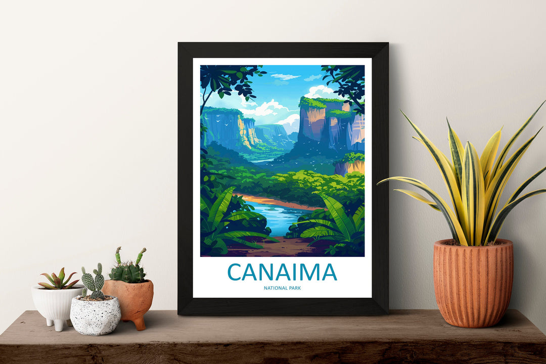 Canaima National Park Travel Print Wall Art Canaima Park Wall Hanging Home Décor Canaima National Park Gift Art Canaima