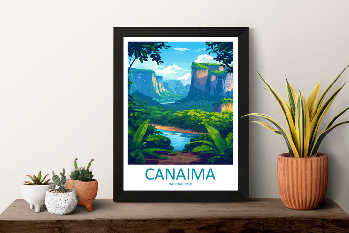 Canaima National Park Travel Print Wall Art Canaima Park Wall Hanging Home Décor Canaima National Park Gift Art Canaima