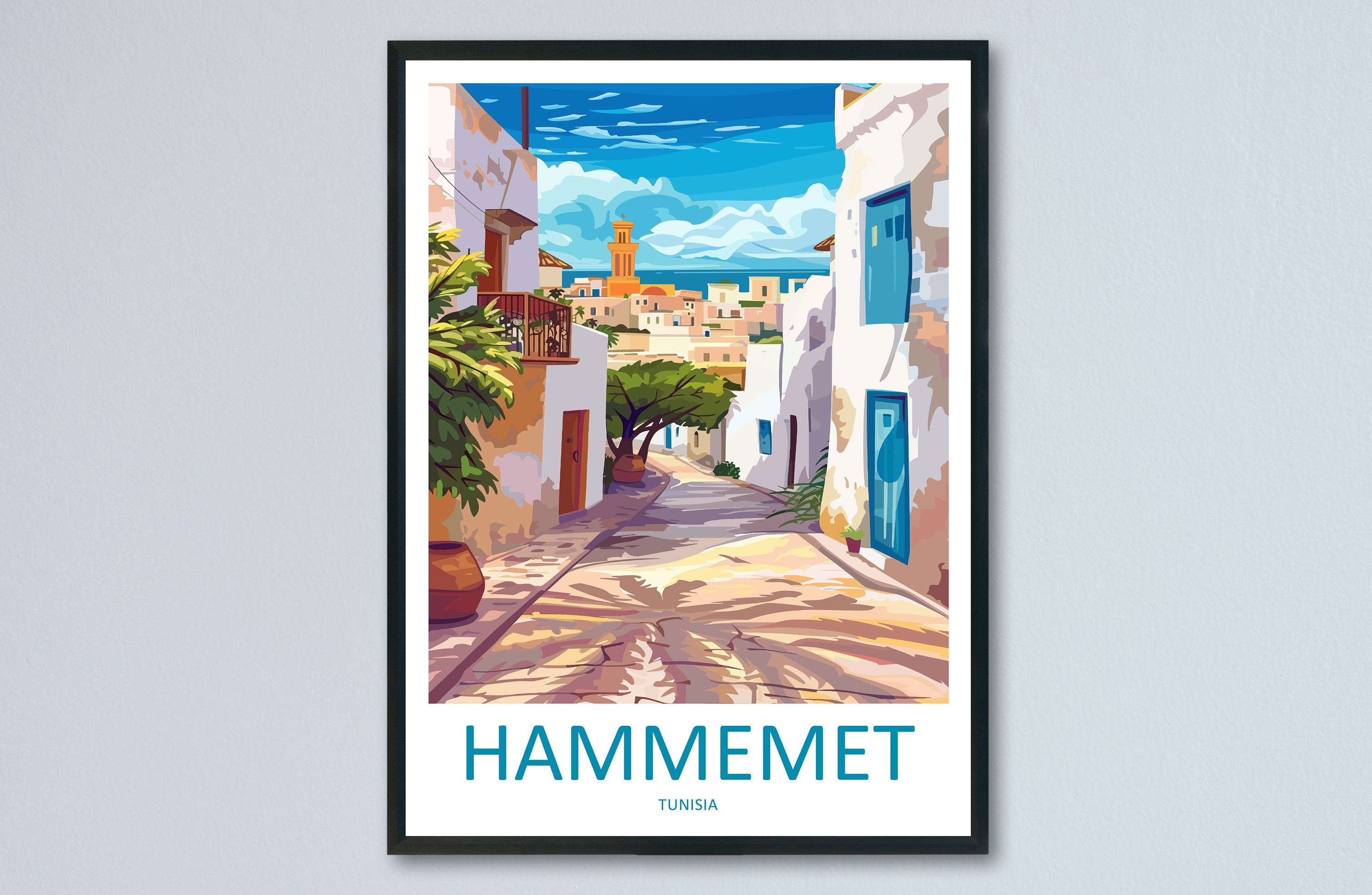 Hammemet Travel Print