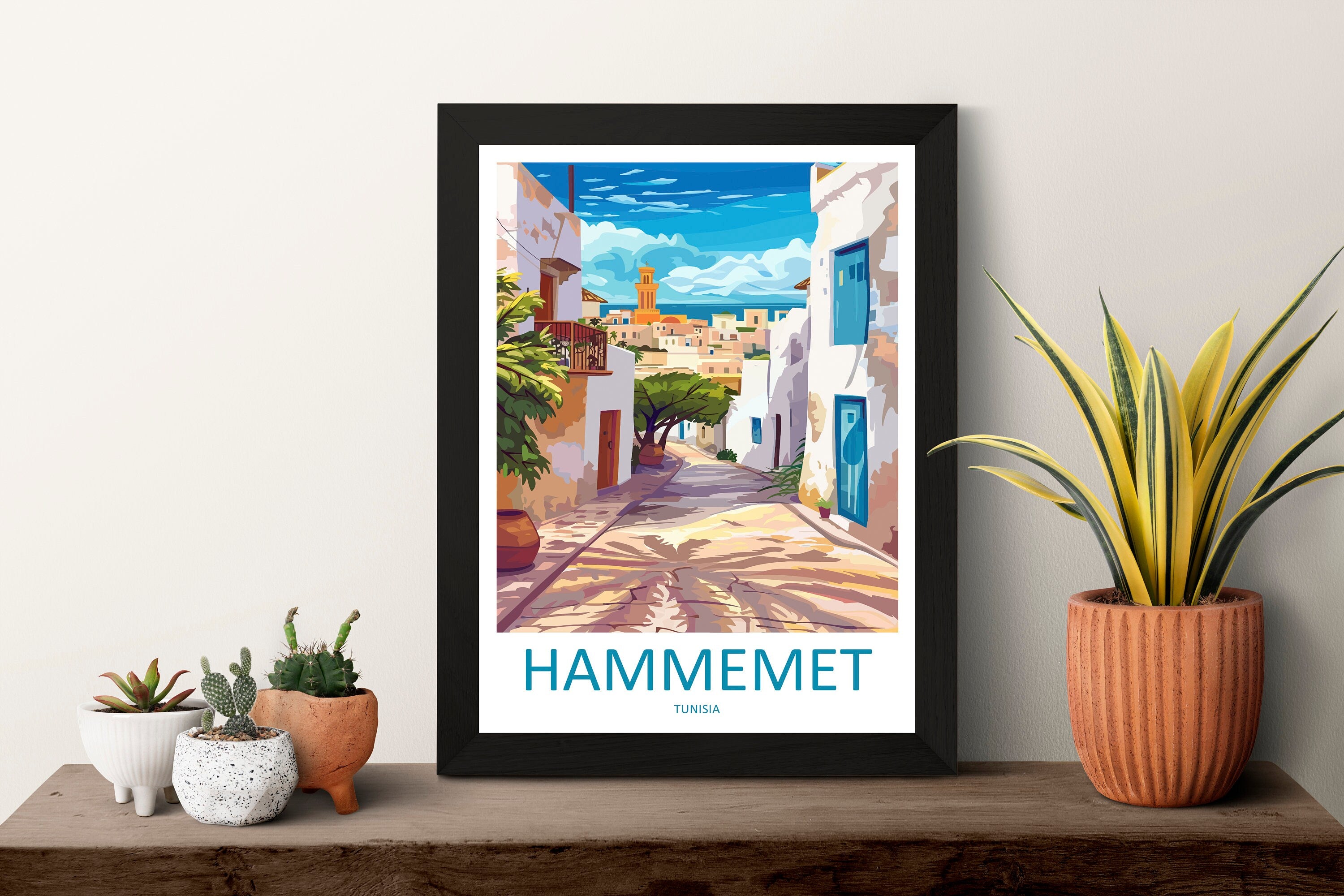 Hammemet Travel Print