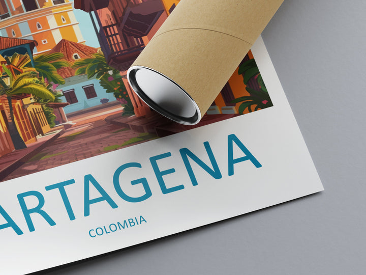 Cartagena Travel Print Wall Art Cartagena Wall Hanging Home Decoration Cartagena Gift Art Lovers Wall Art Print Art Cartagena Travel Art