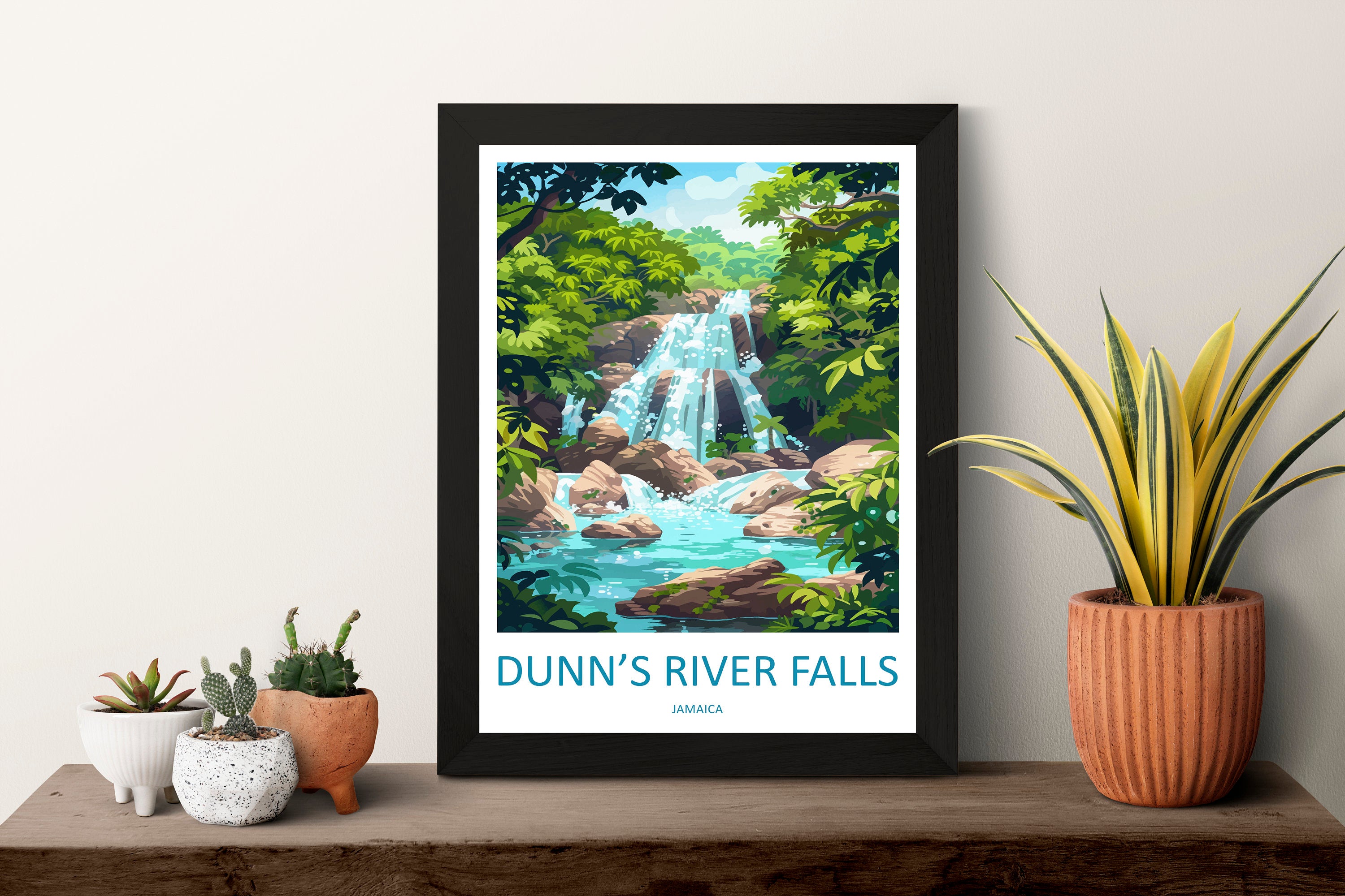 Dunns River Falls Travel Print