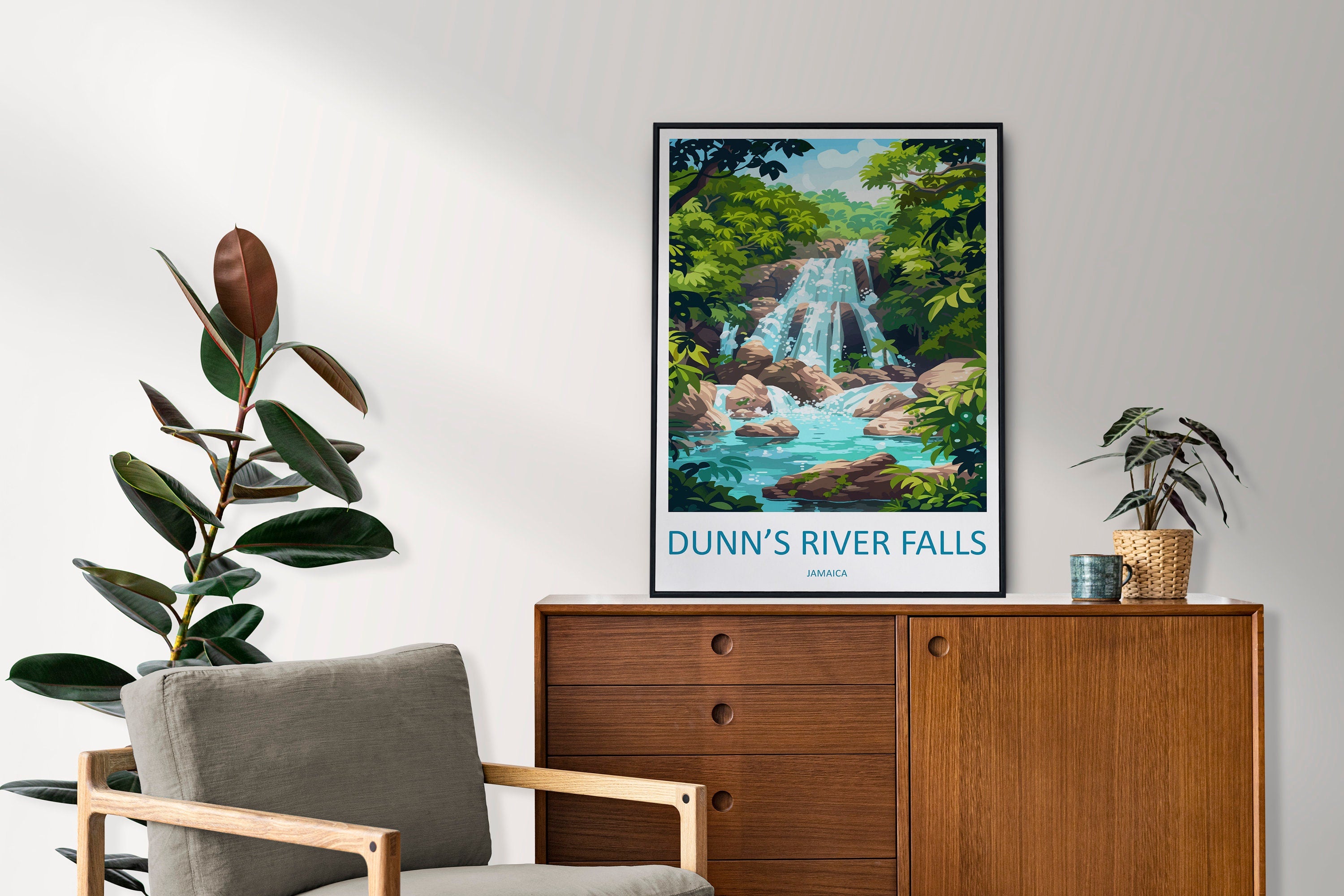 Dunns River Falls Travel Print