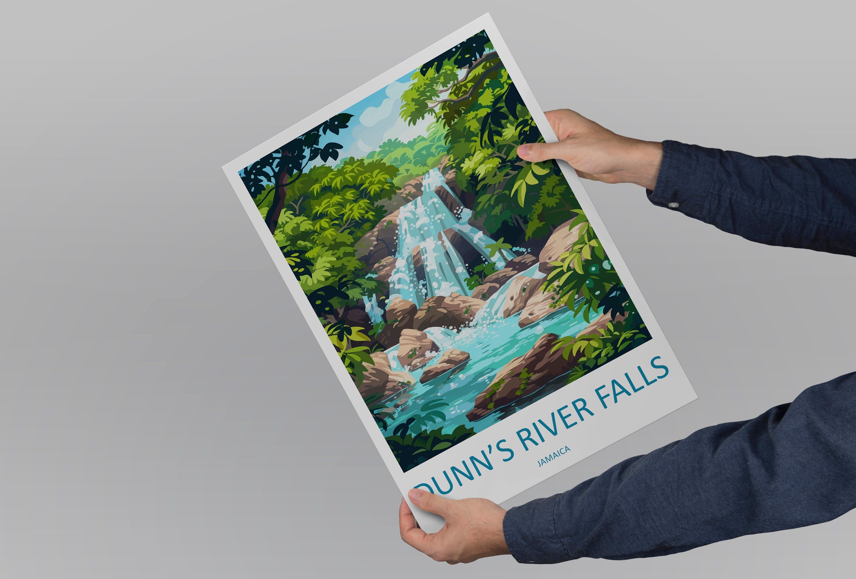 Dunns River Falls Travel Print