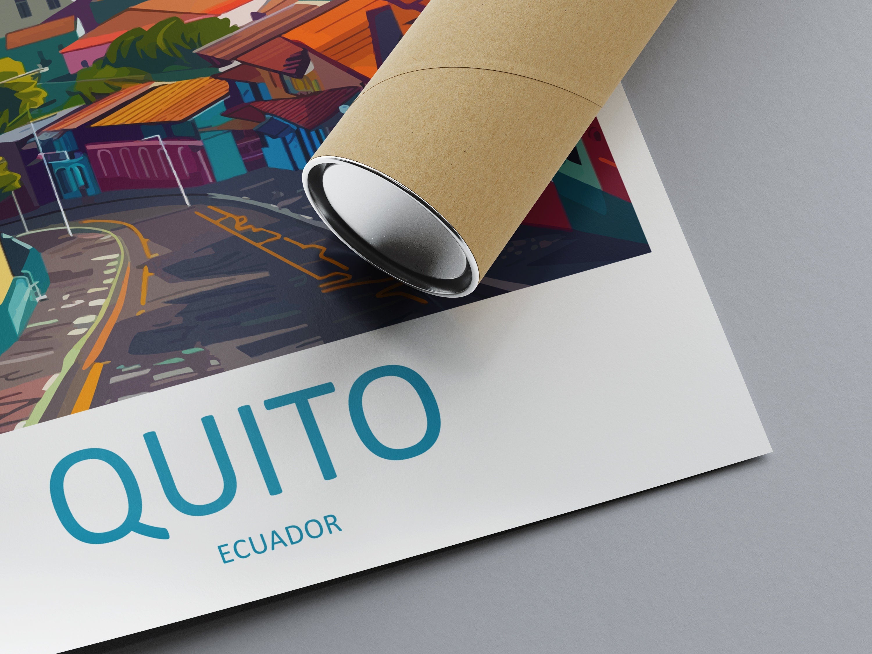 Quito Travel Print