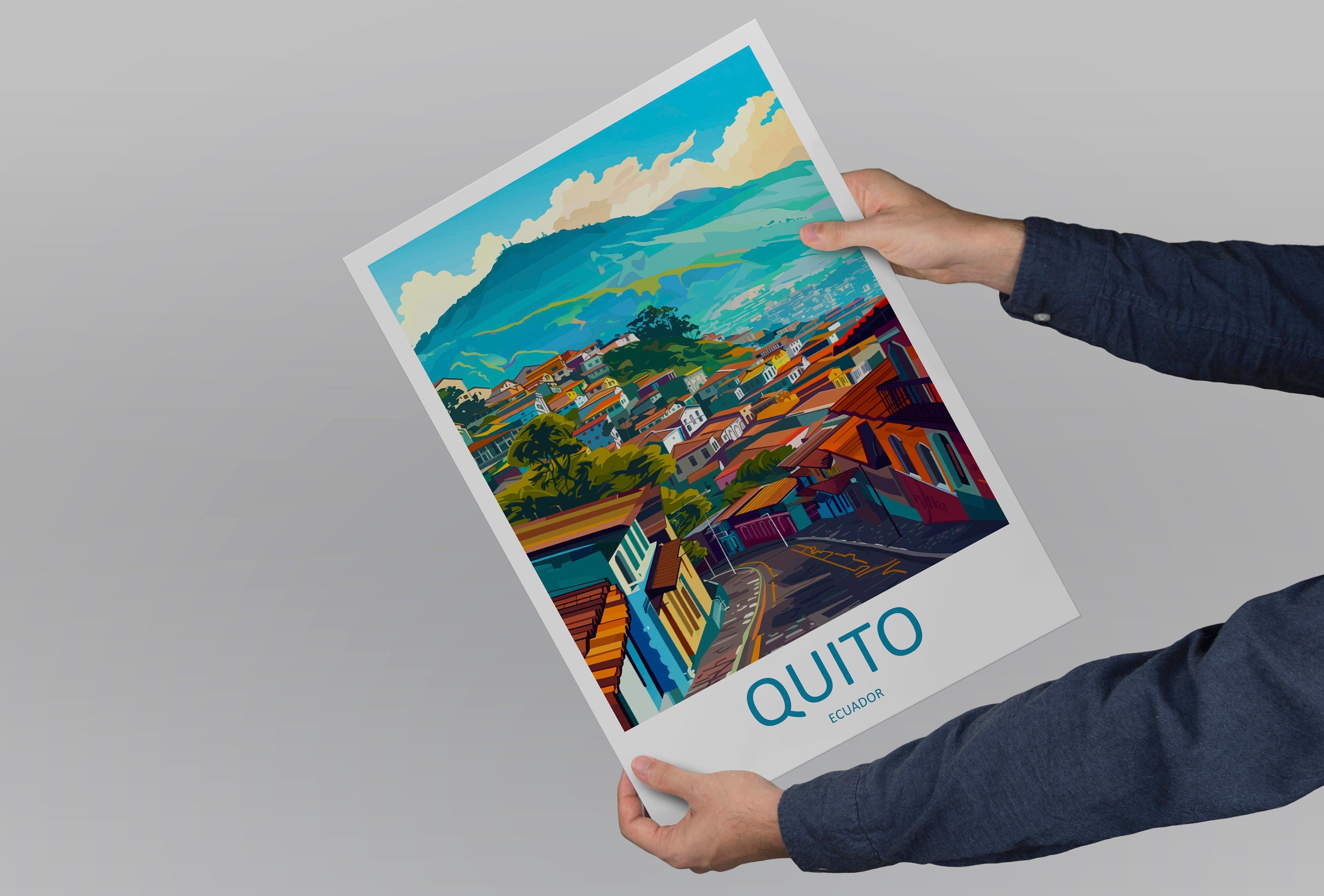 Quito Travel Print