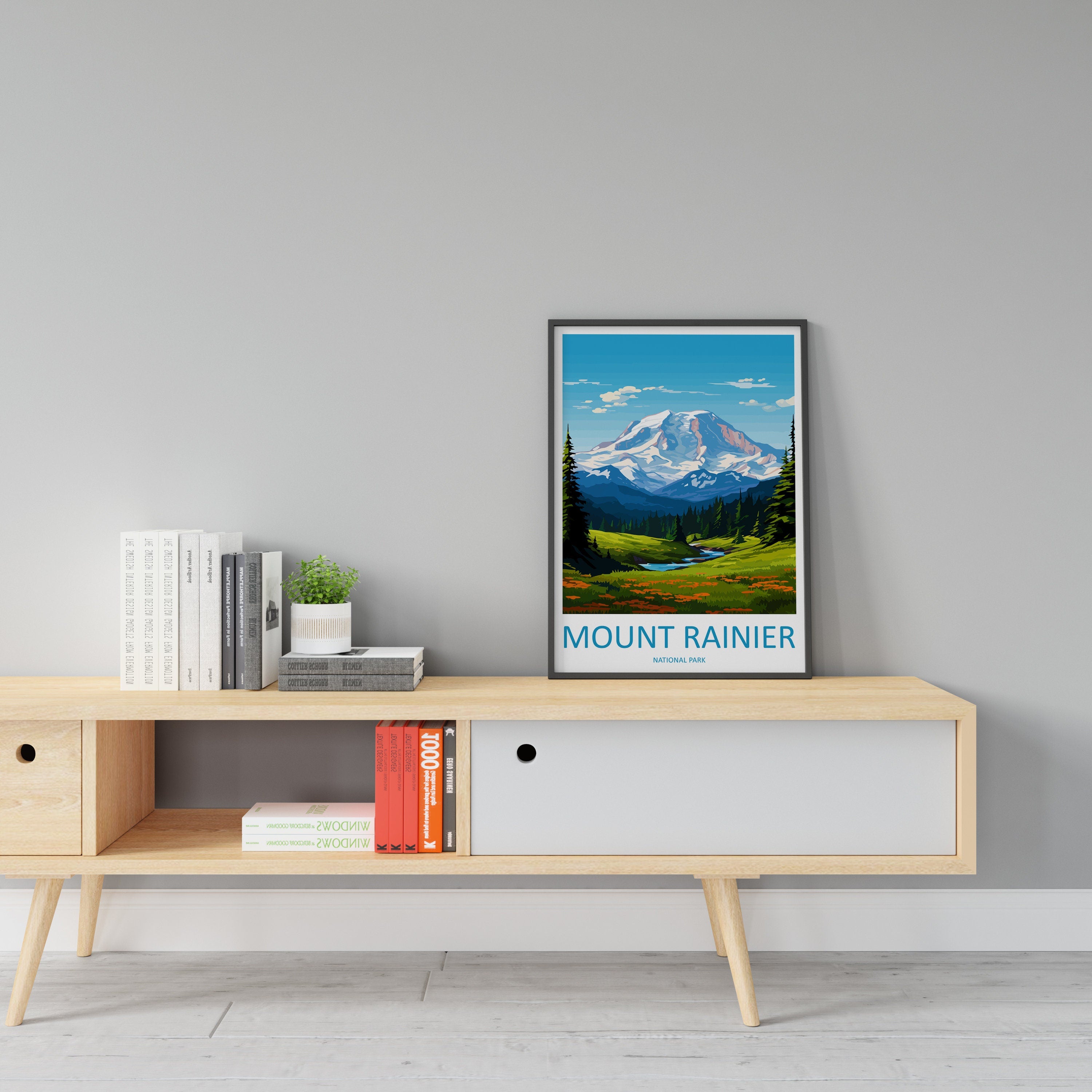 Mount Rainer Print