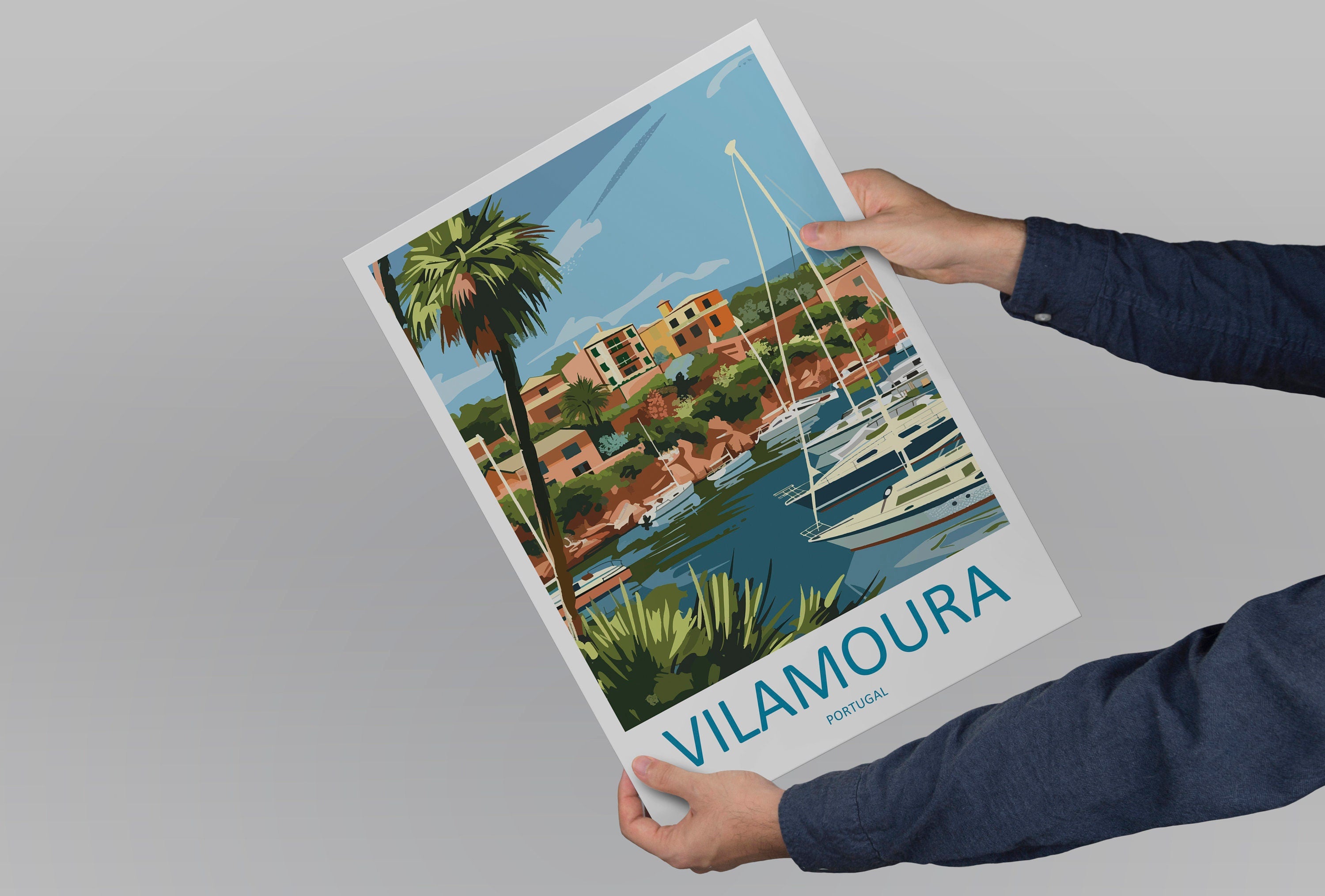 Vilamoura Travel Print