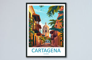 Cartagena Travel Print