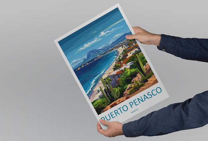 Puerto Peñasco Travel Print Wall Art Puerto Peñasco Home Decoration Puerto Peñasco Gift Art Lovers Art Print Art Puerto Peñasco Poster Art