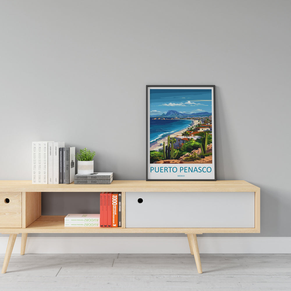 Puerto Peñasco Travel Print Wall Art Puerto Peñasco Home Decoration Puerto Peñasco Gift Art Lovers Art Print Art Puerto Peñasco Poster Art