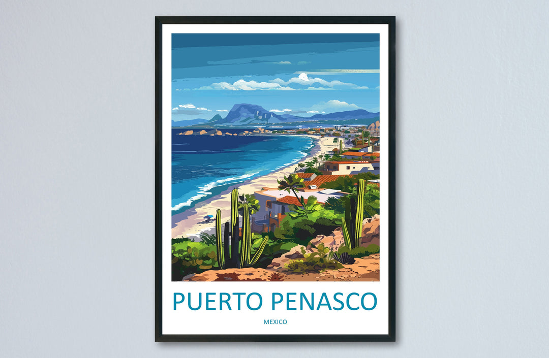Puerto Peñasco Travel Print Wall Art Puerto Peñasco Home Decoration Puerto Peñasco Gift Art Lovers Art Print Art Puerto Peñasco Poster Art