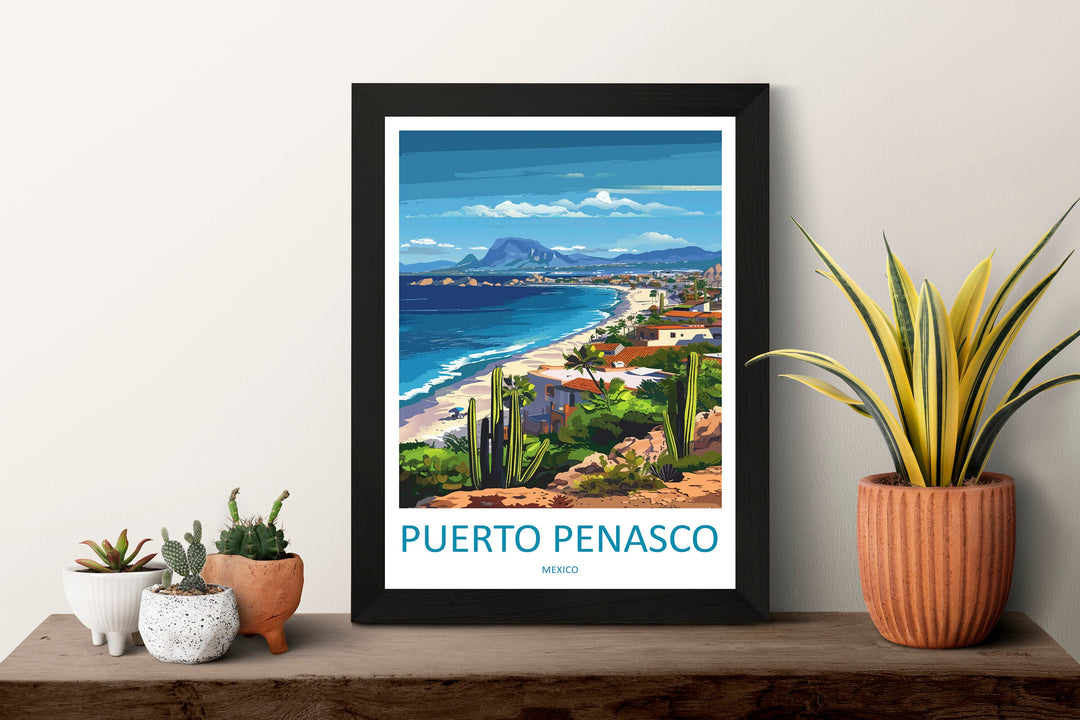 Puerto Peñasco Travel Print Wall Art Puerto Peñasco Home Decoration Puerto Peñasco Gift Art Lovers Art Print Art Puerto Peñasco Poster Art