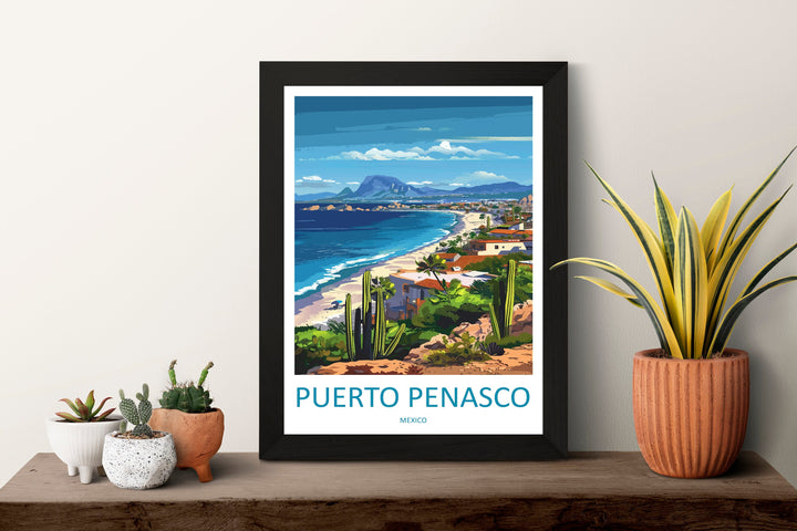 Puerto Peñasco Travel Print Wall Art Puerto Peñasco Home Decoration Puerto Peñasco Gift Art Lovers Art Print Art Puerto Peñasco Poster Art