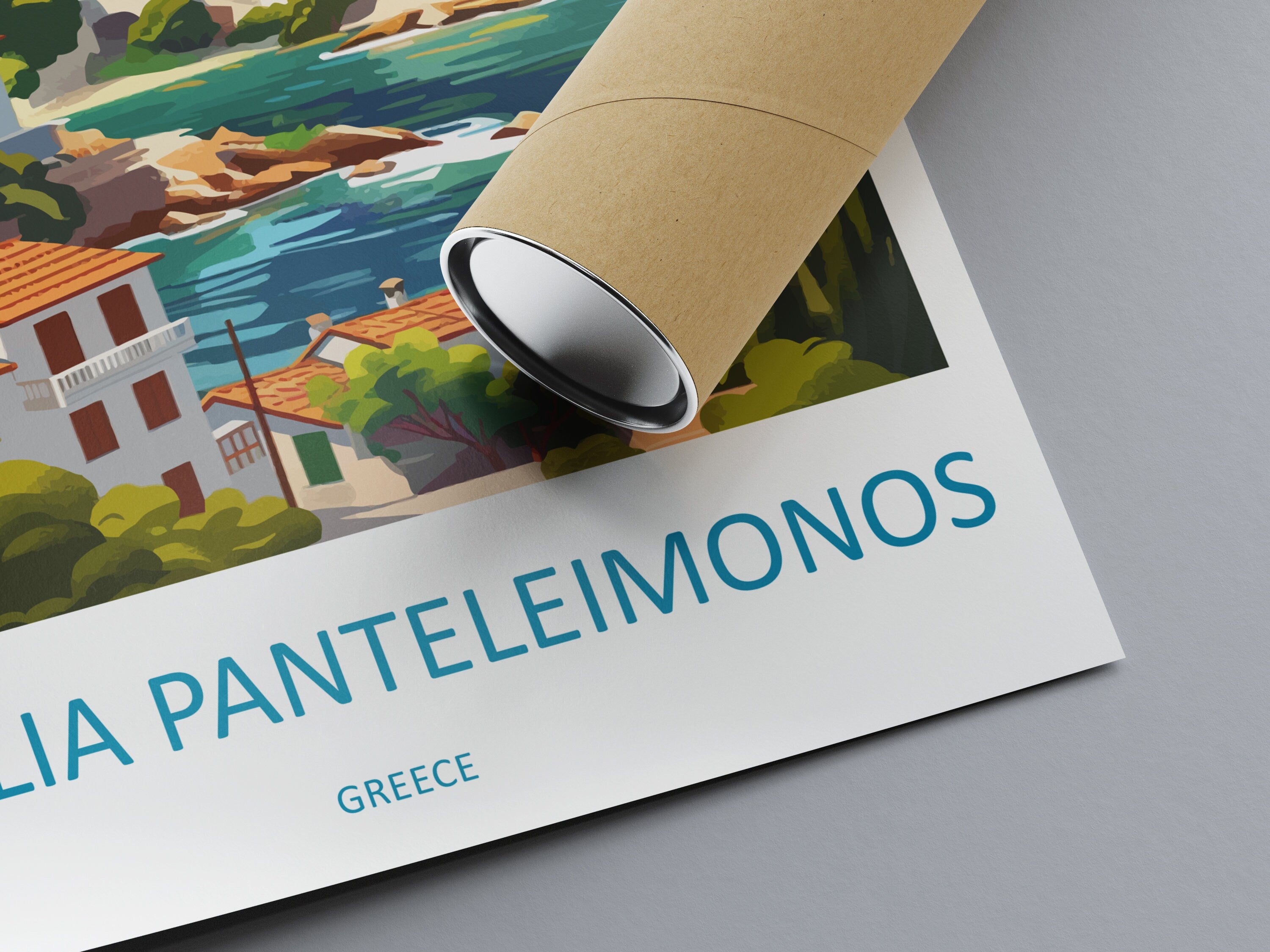 Paralia Travel Print