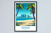 Doha Travel Print