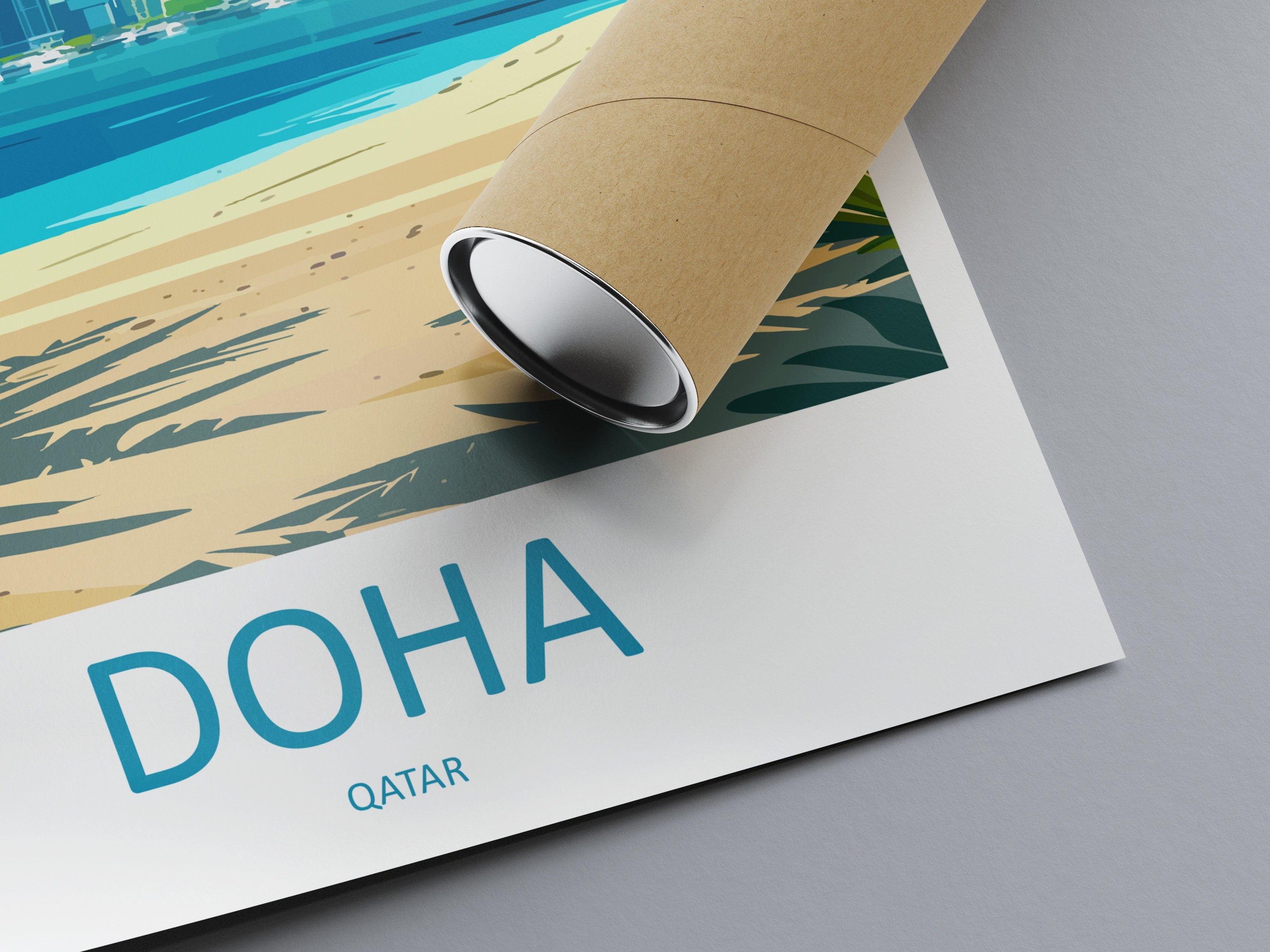 Doha Travel Print