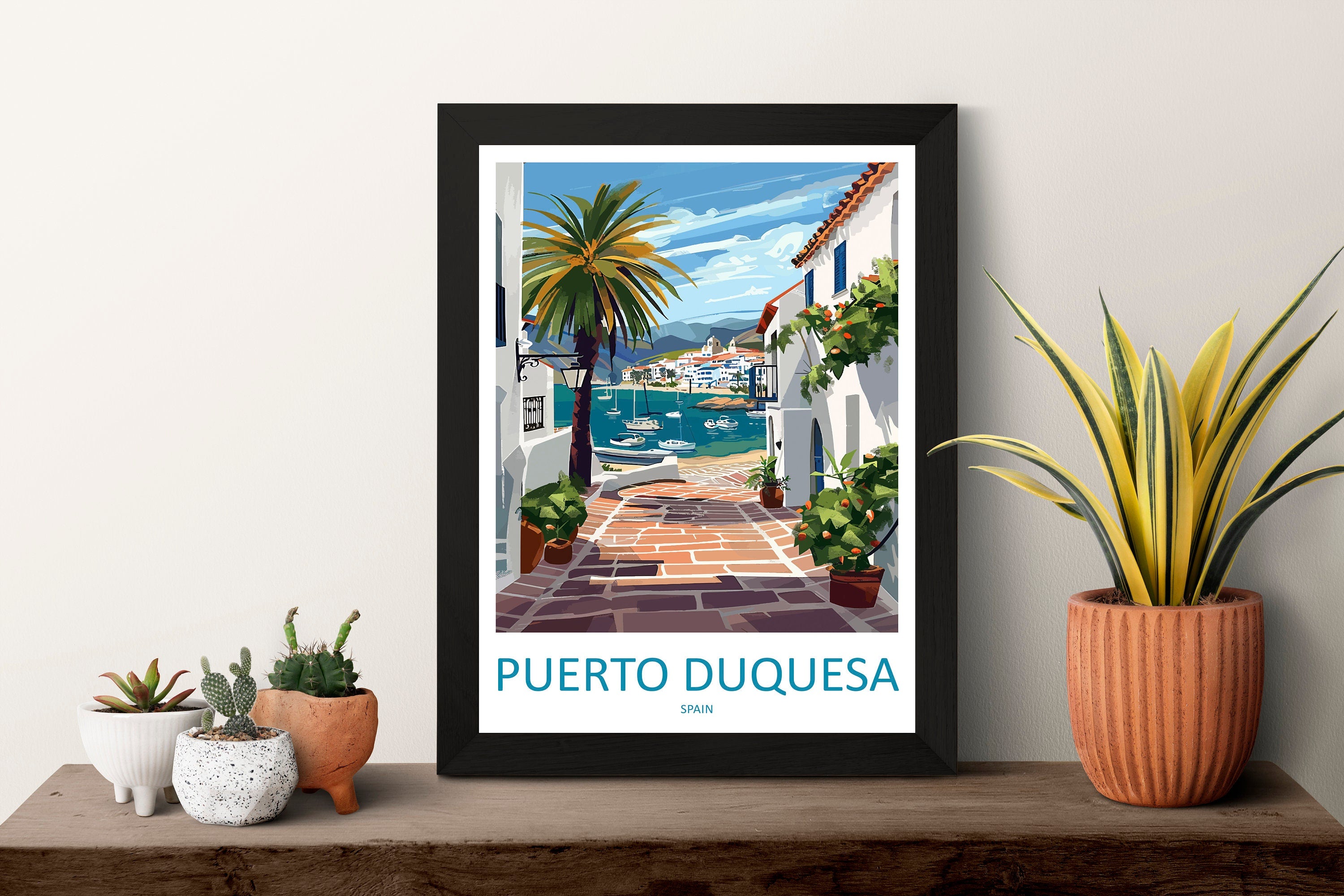 Puerto Duquesa Travel Print