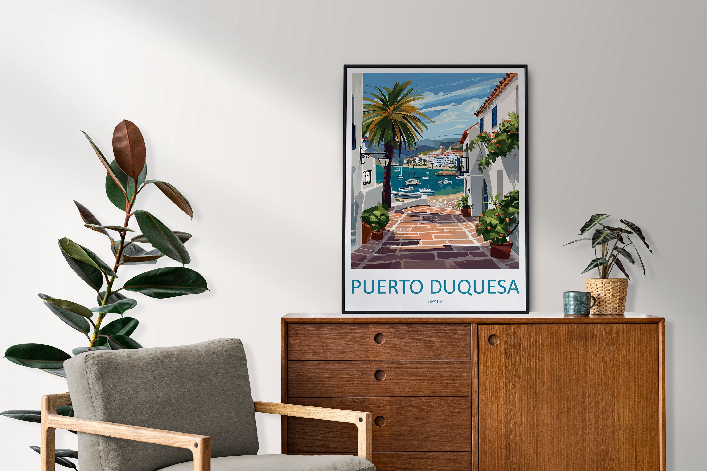 Puerto Duquesa Travel Print