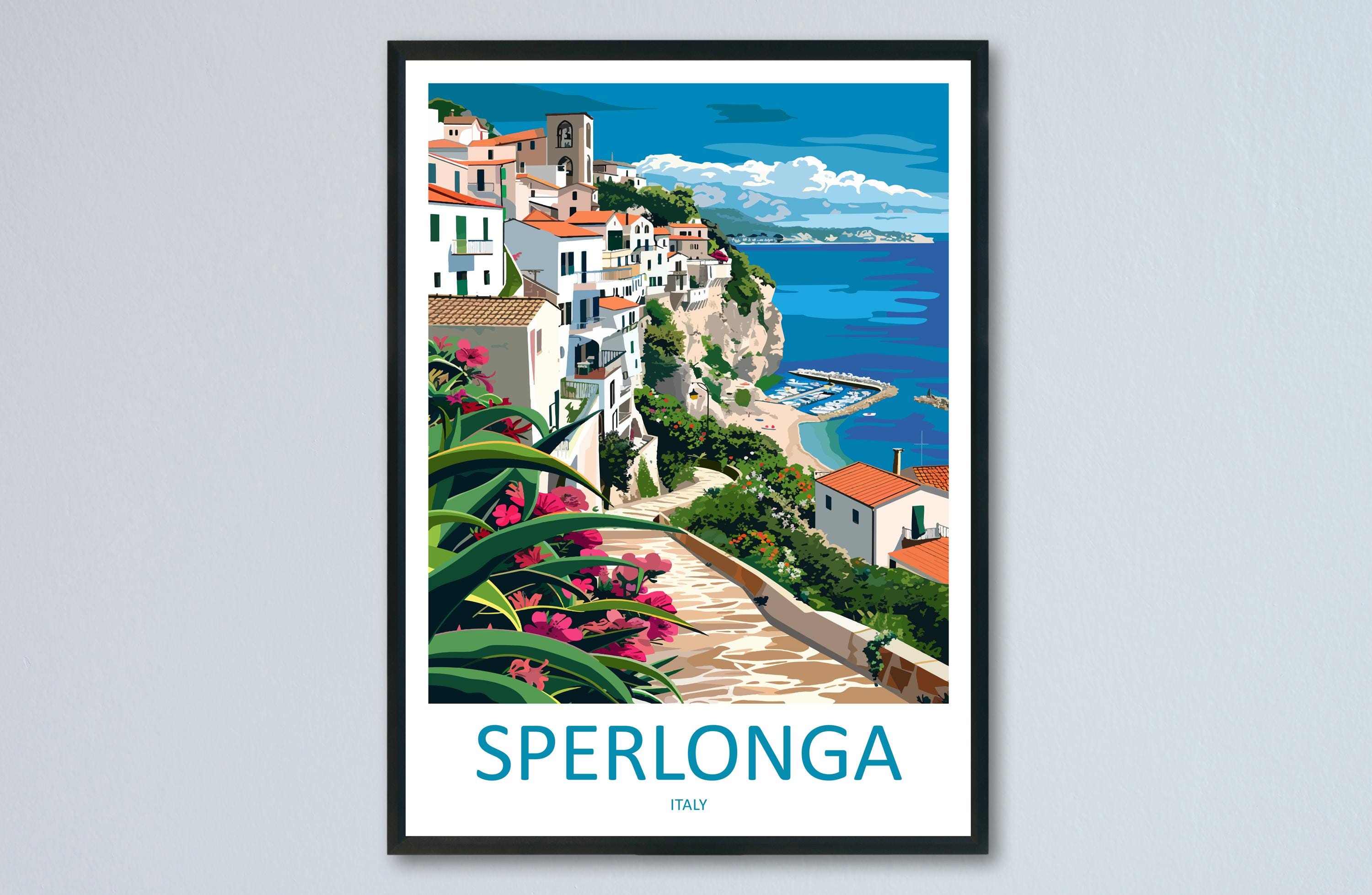 Sperlonga Travel Print