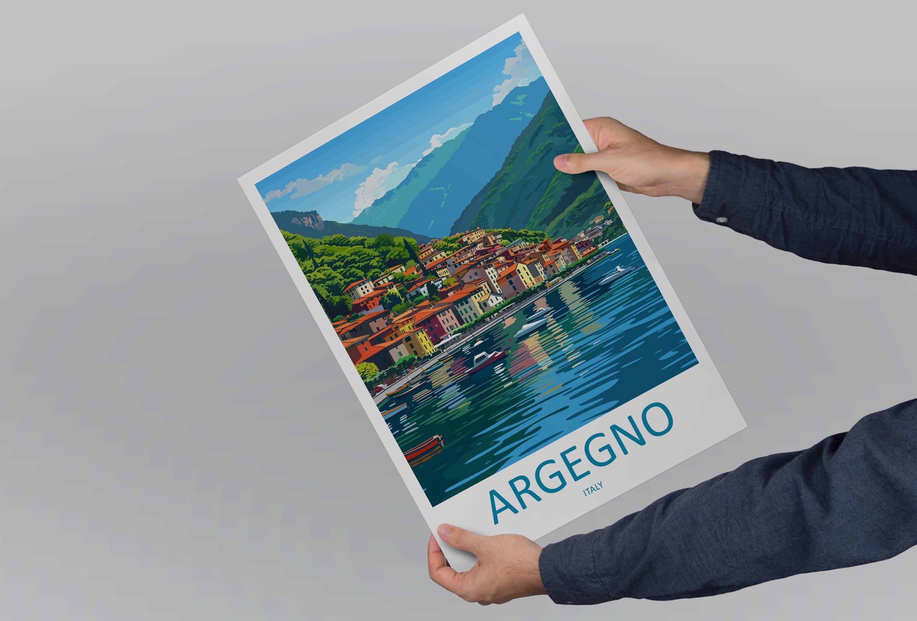 Argegno Travel Print