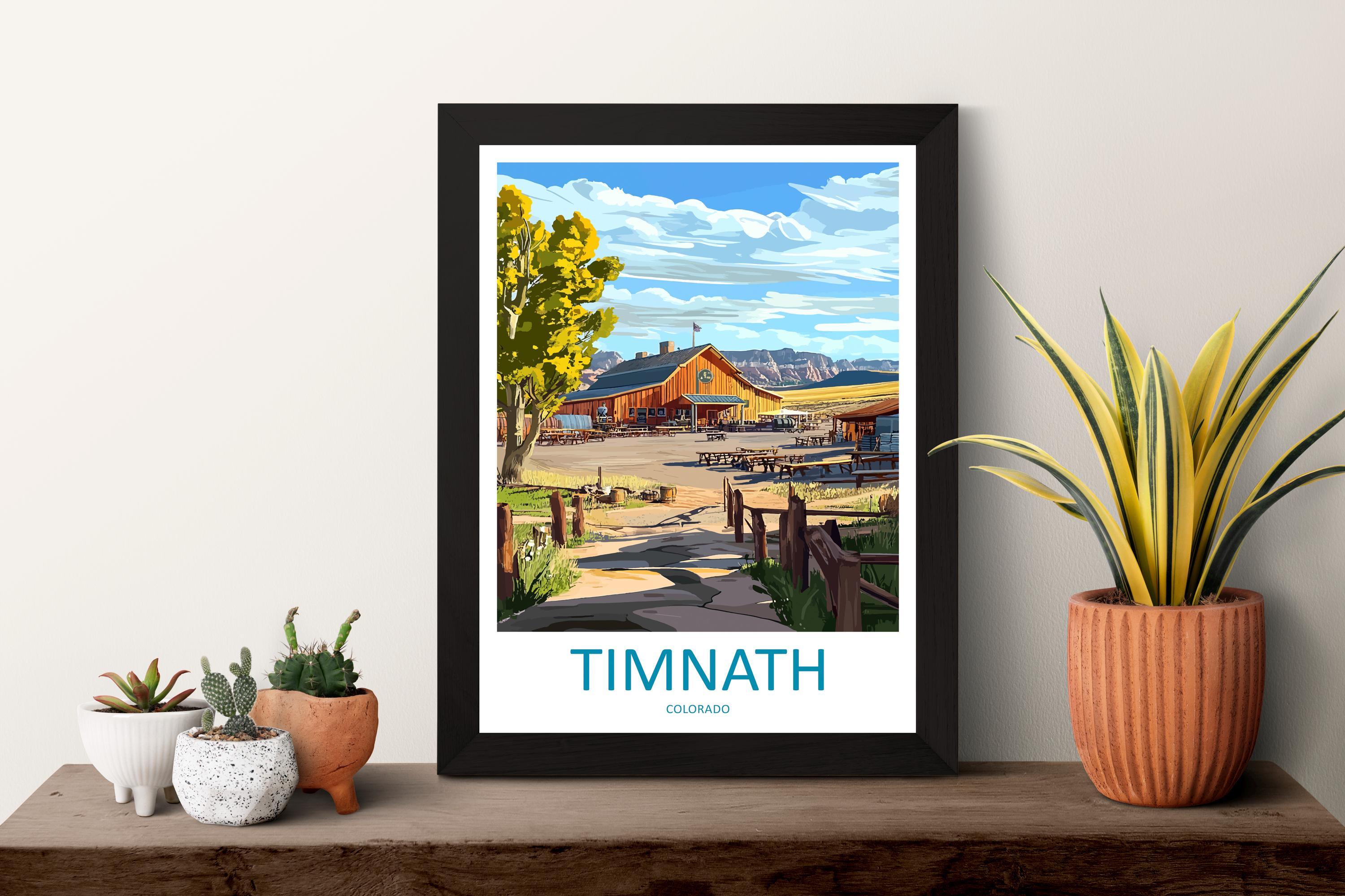 Timnath Travel Print Wall Art Timnath Colorado Wall Hanging Home Décor Timnath Colorado Gift Art Lovers Timnath Colorado Art Gift