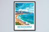 Benidorm Travel Print Wall Art Benidorm Spain Wall Hanging Home Décor Benidorm Spain Gift Art Lovers Spain Art Gift Benidorm Spain