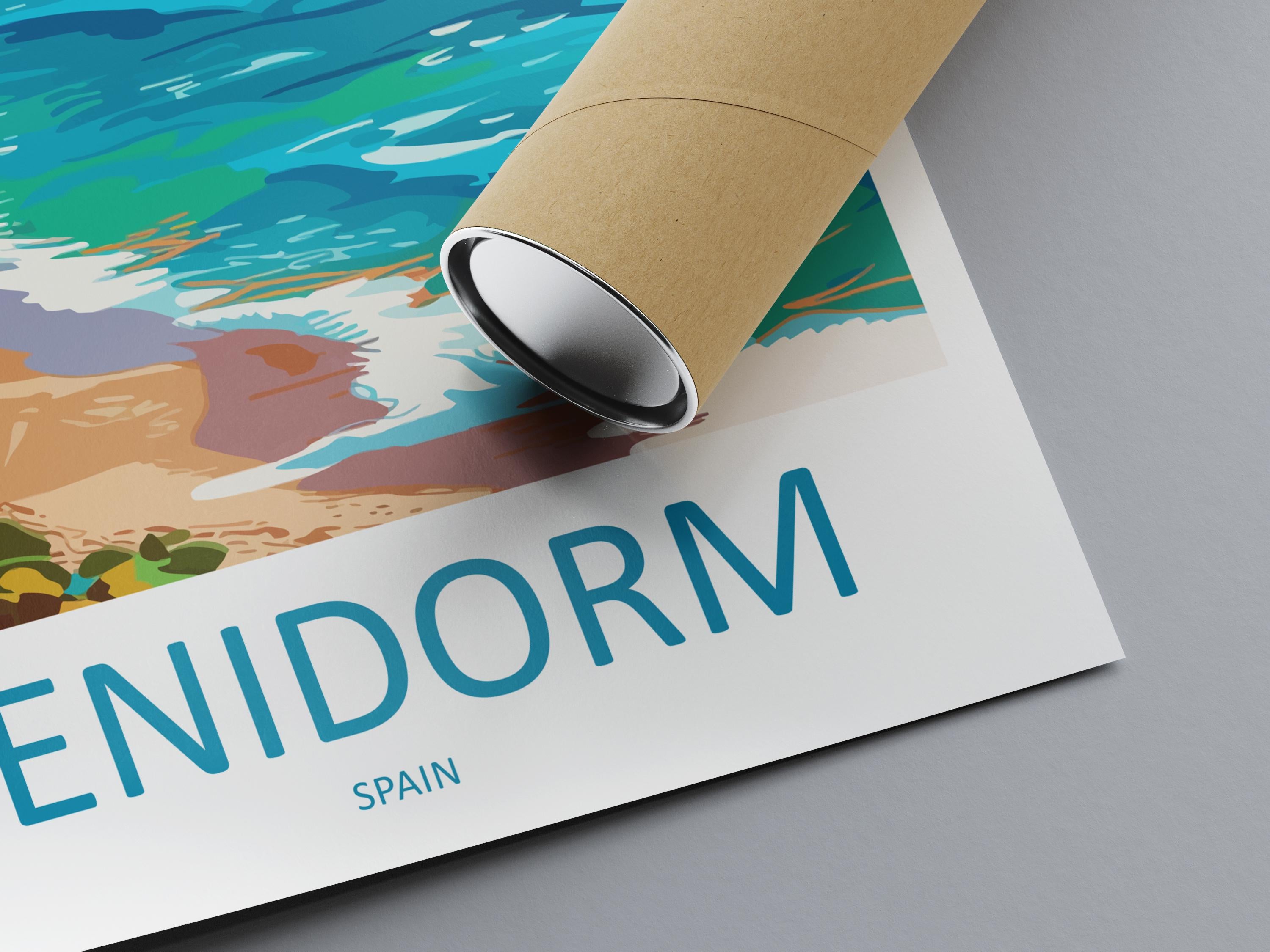 Benidorm Travel Print