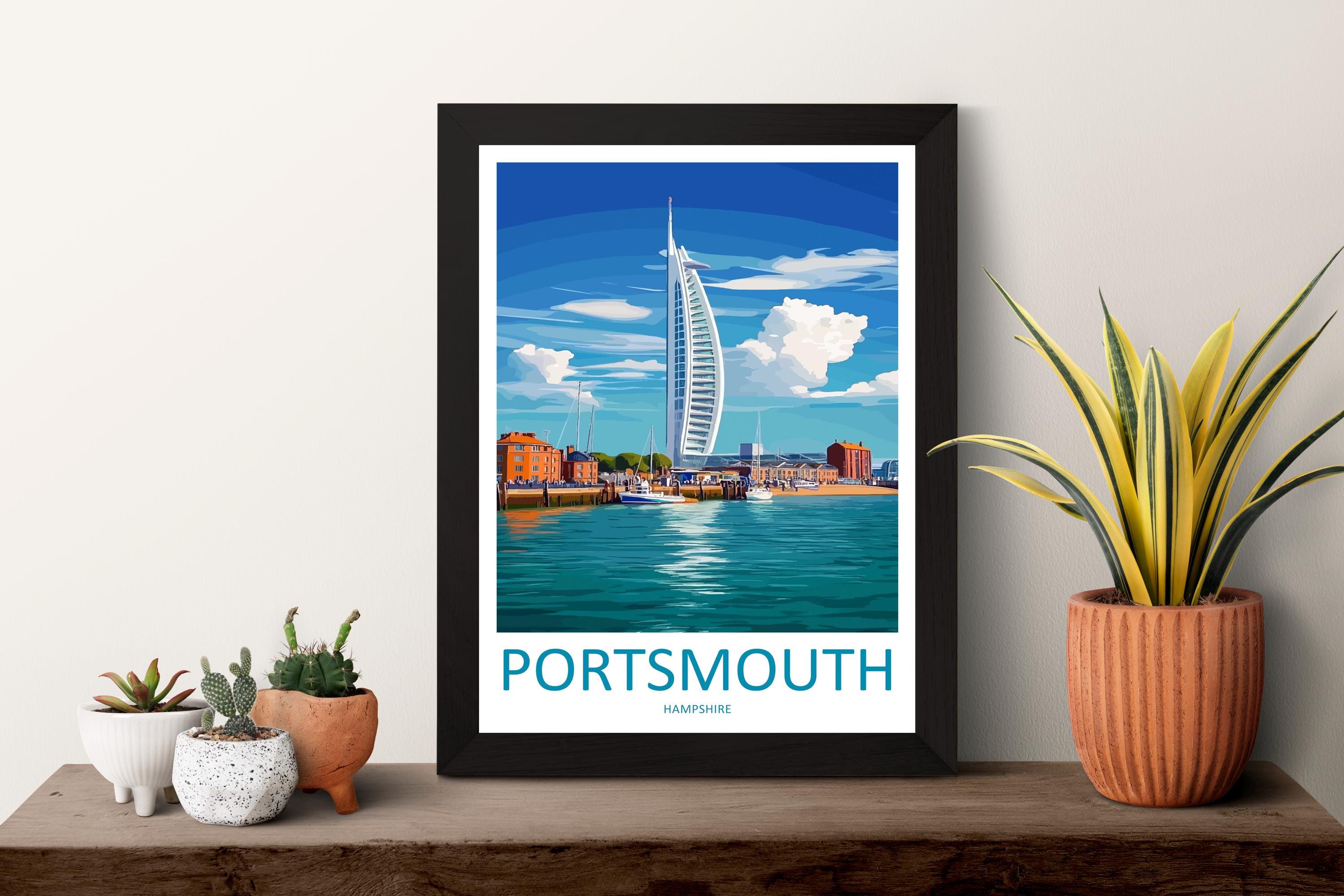 Portsmouth Print Home Decor Landscape Art Print Portsmouth Wall Art for Nature Enthusiast Gift Wall Hanging Portsmouth Poster Art Portsmouth