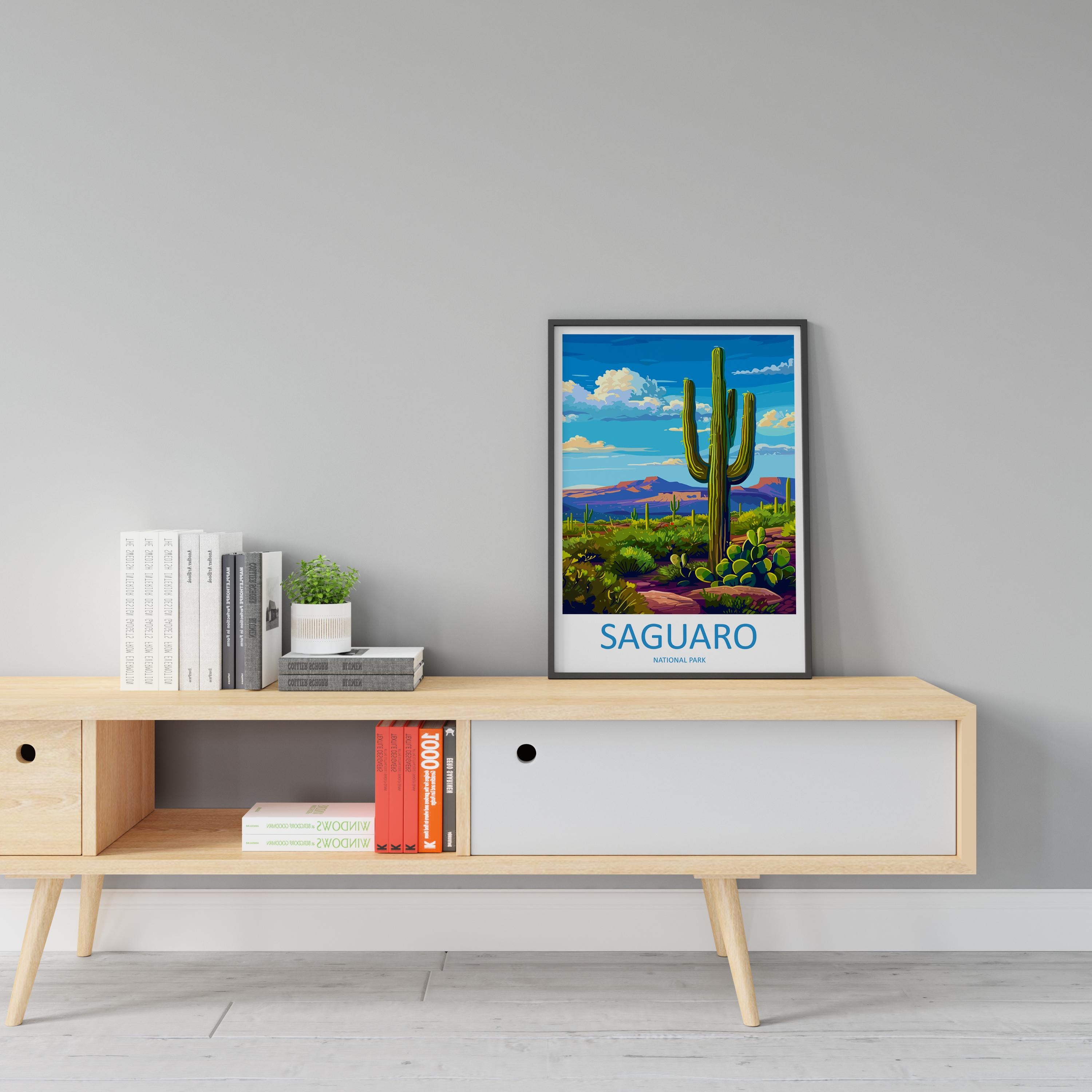 Saguaro National Park Travel Print