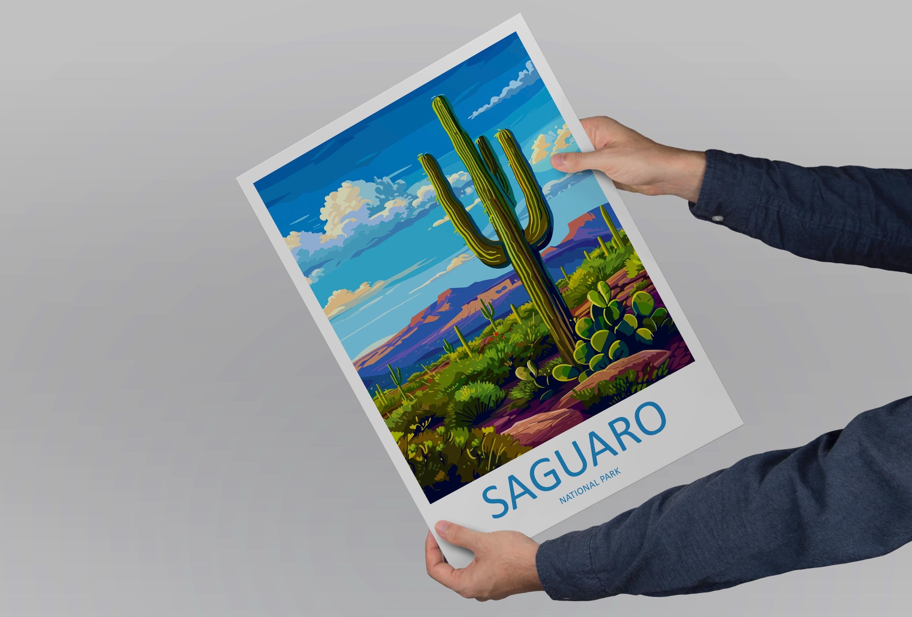 Saguaro National Park Travel Print