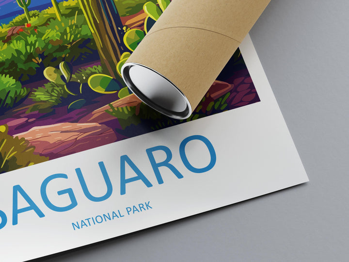 Saguaro National Park Travel Print Wall Art Saguaro National Park Wall Hanging Home Décor Saguaro National Park Gift Art Lovers Arizona Art