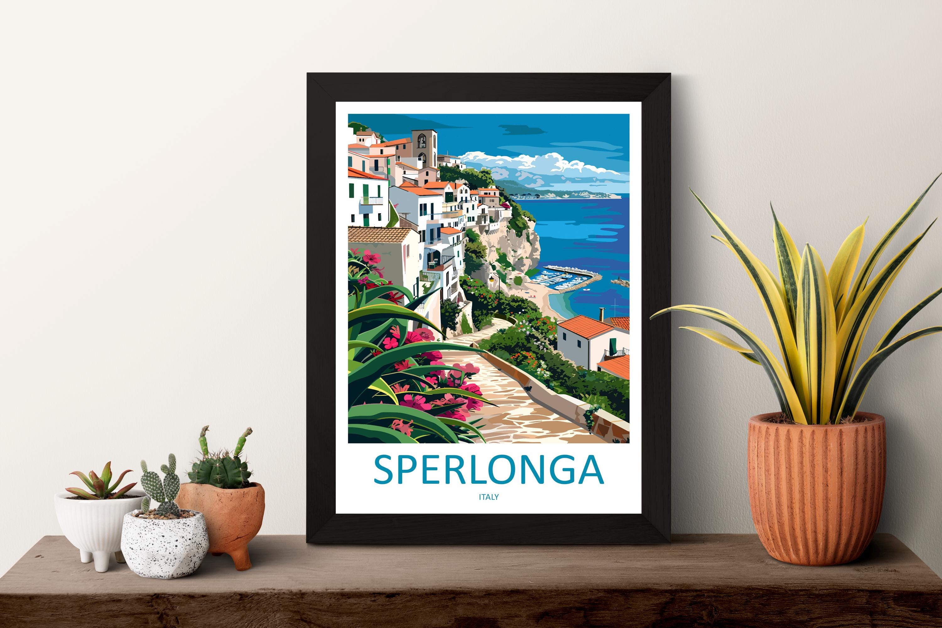 Sperlonga Travel Print