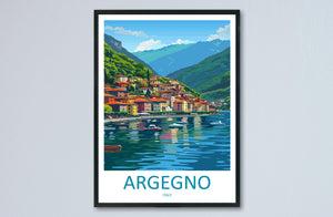 Argegno Travel Print