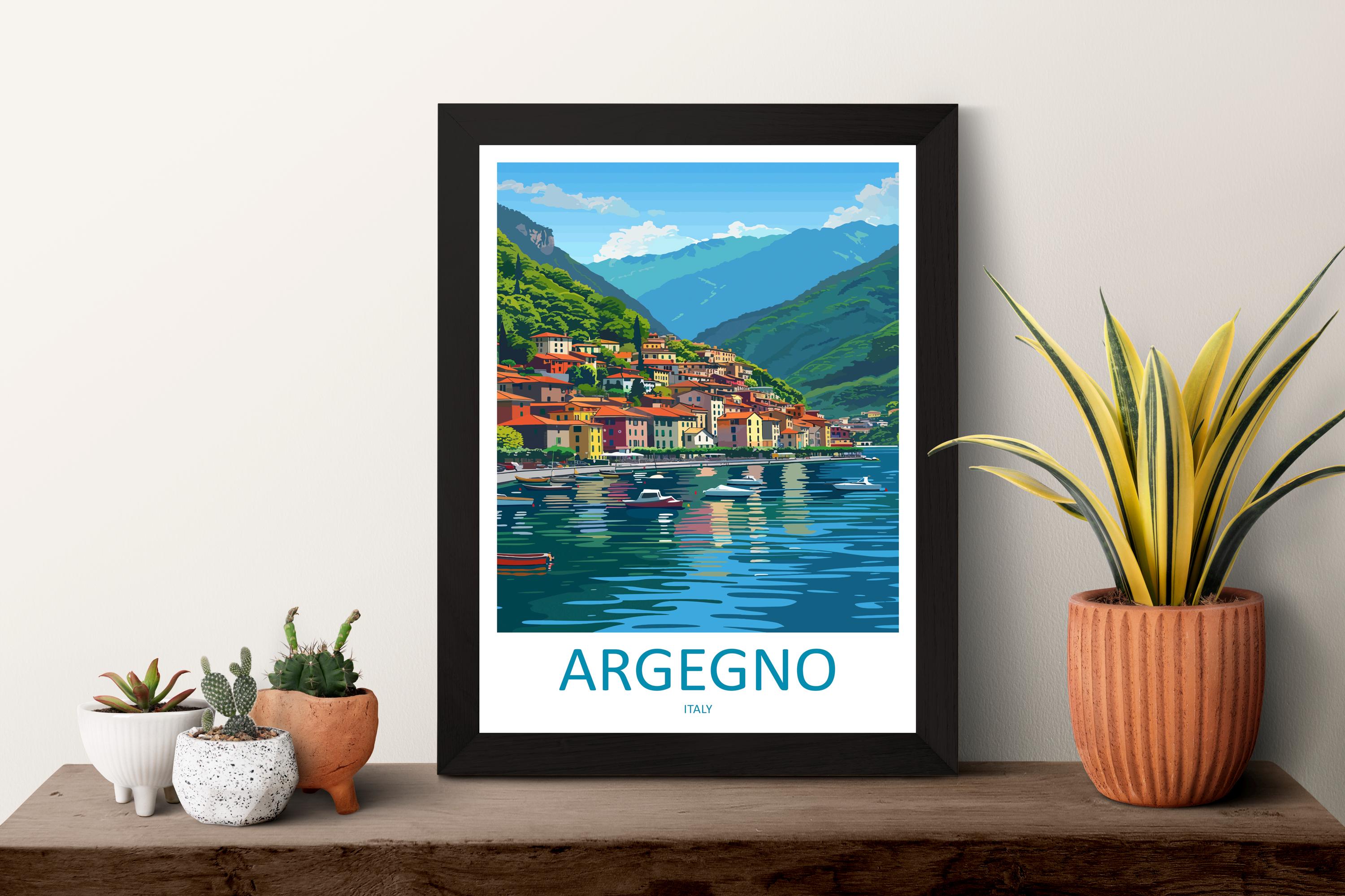 Argegno Travel Print