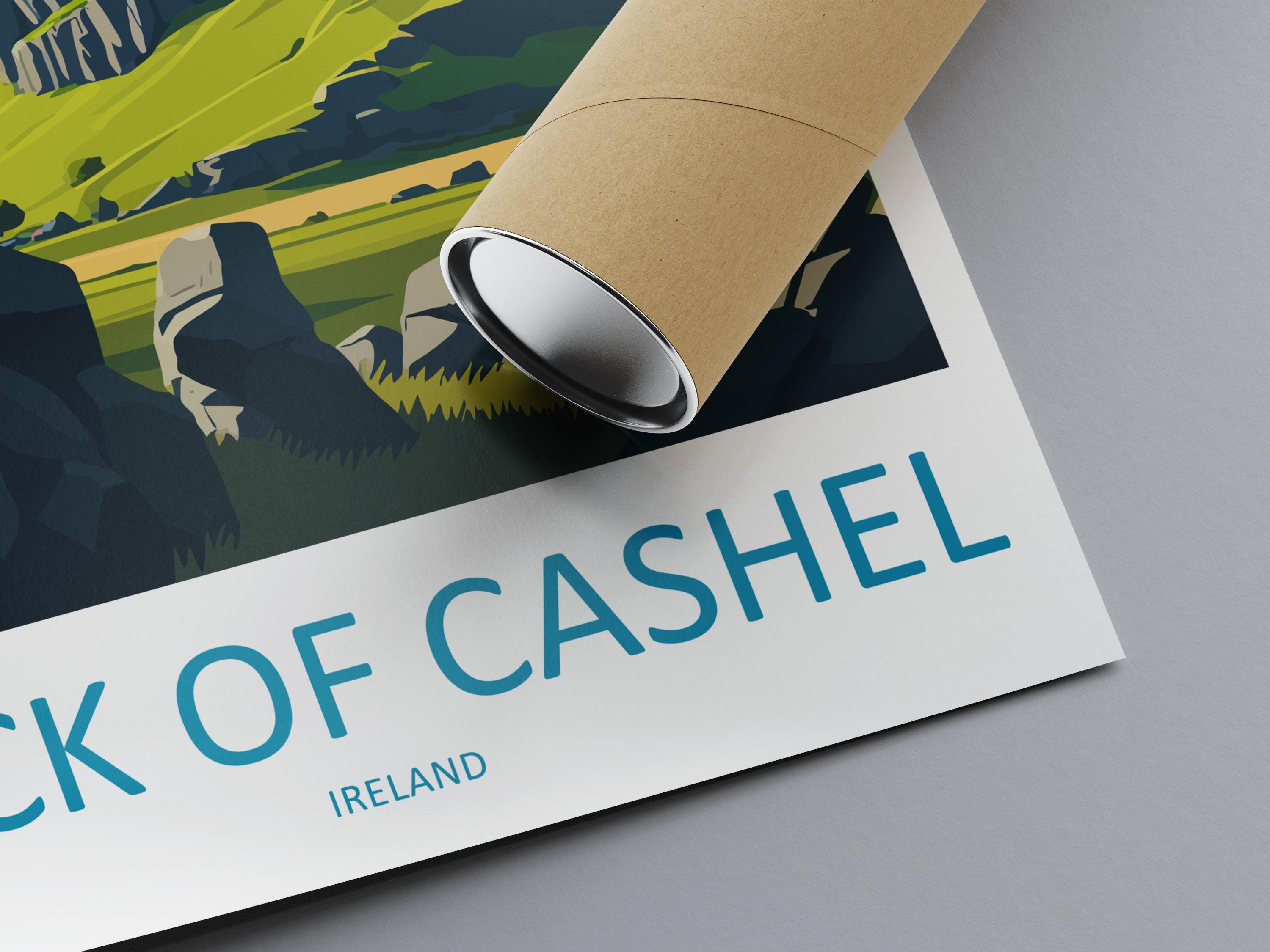 Rock of Cashel Print Rock of Cashel Home Decor Landscape Art Print Rock of Cashel Wall Art for Ireland Enthusiast Gift Wall Hanging Poster