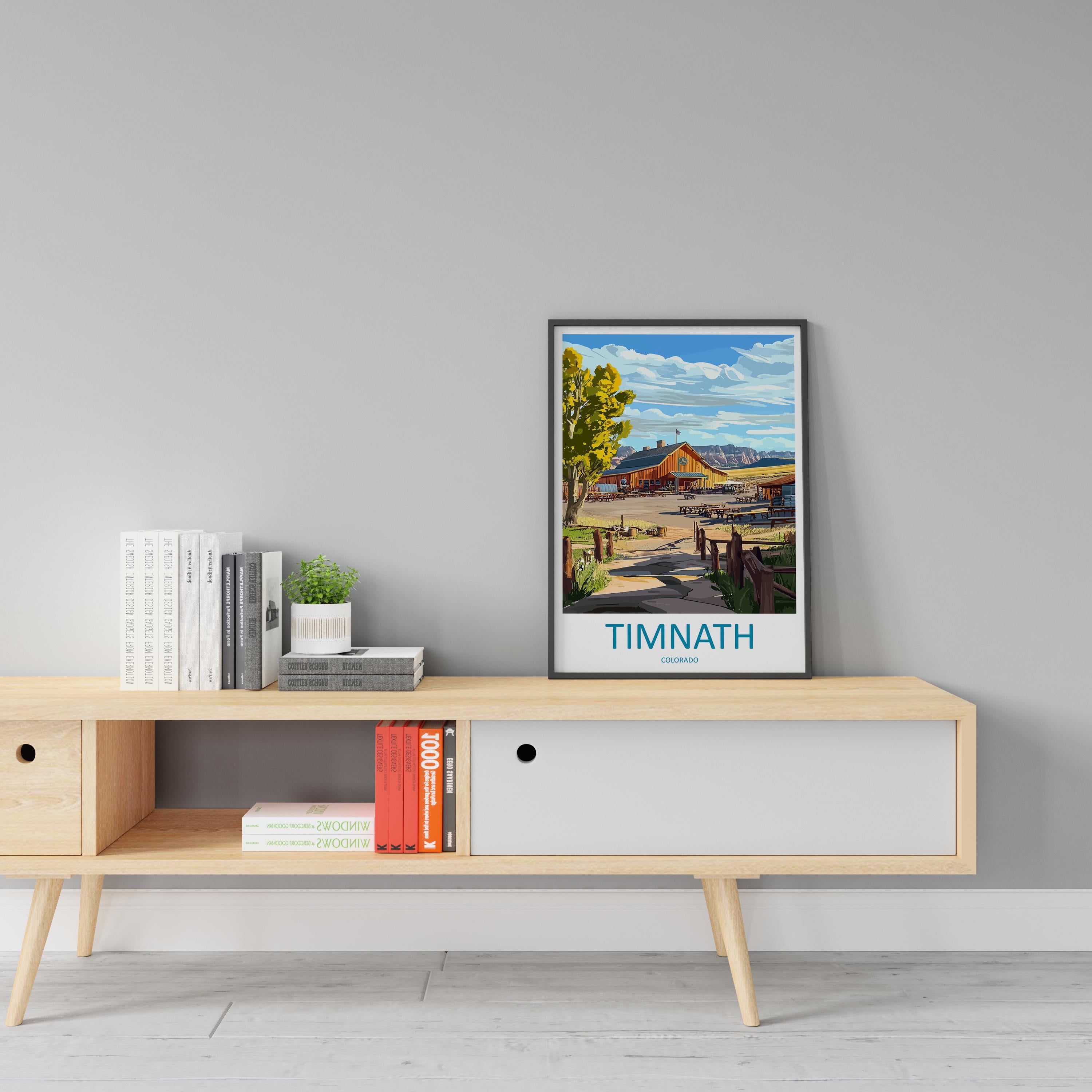 Timnath Travel Print Wall Art Timnath Colorado Wall Hanging Home Décor Timnath Colorado Gift Art Lovers Timnath Colorado Art Gift