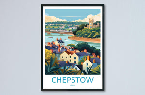 Chepstow Print Home Decor Landscape Art Print Chepstow Wall Art for Nature Enthusiast Gift Wall Hanging Chepstow poster Art