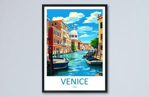 Venice Travel Print Wall Art Venice Italy Wall Hanging Home Decoration Venice Gift Art Lovers Wall Art Print Venice Italy St. Mark's Square