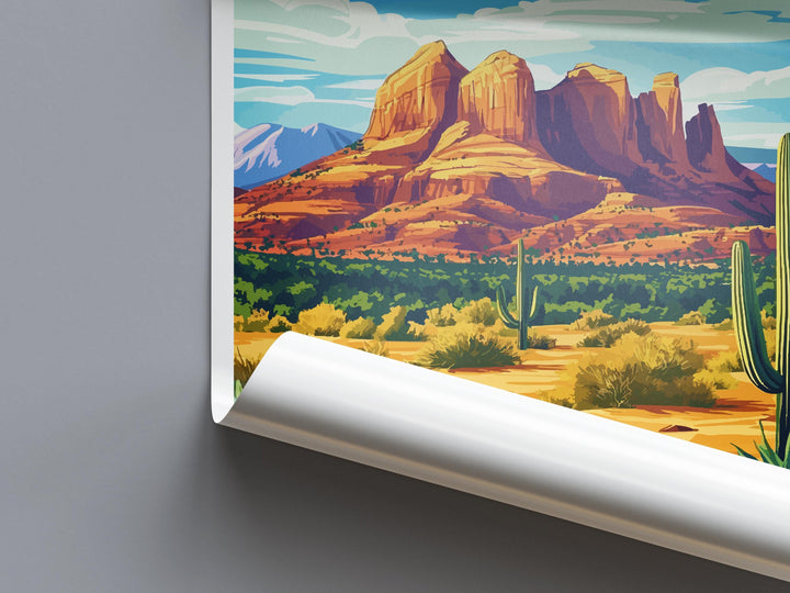 Sedona Travel Print Sedona Home Décor Arizona Art Print Sedona Wall Print For Sedona Gift Wall Hanging Arizona Sedona Desert Artwork Décor