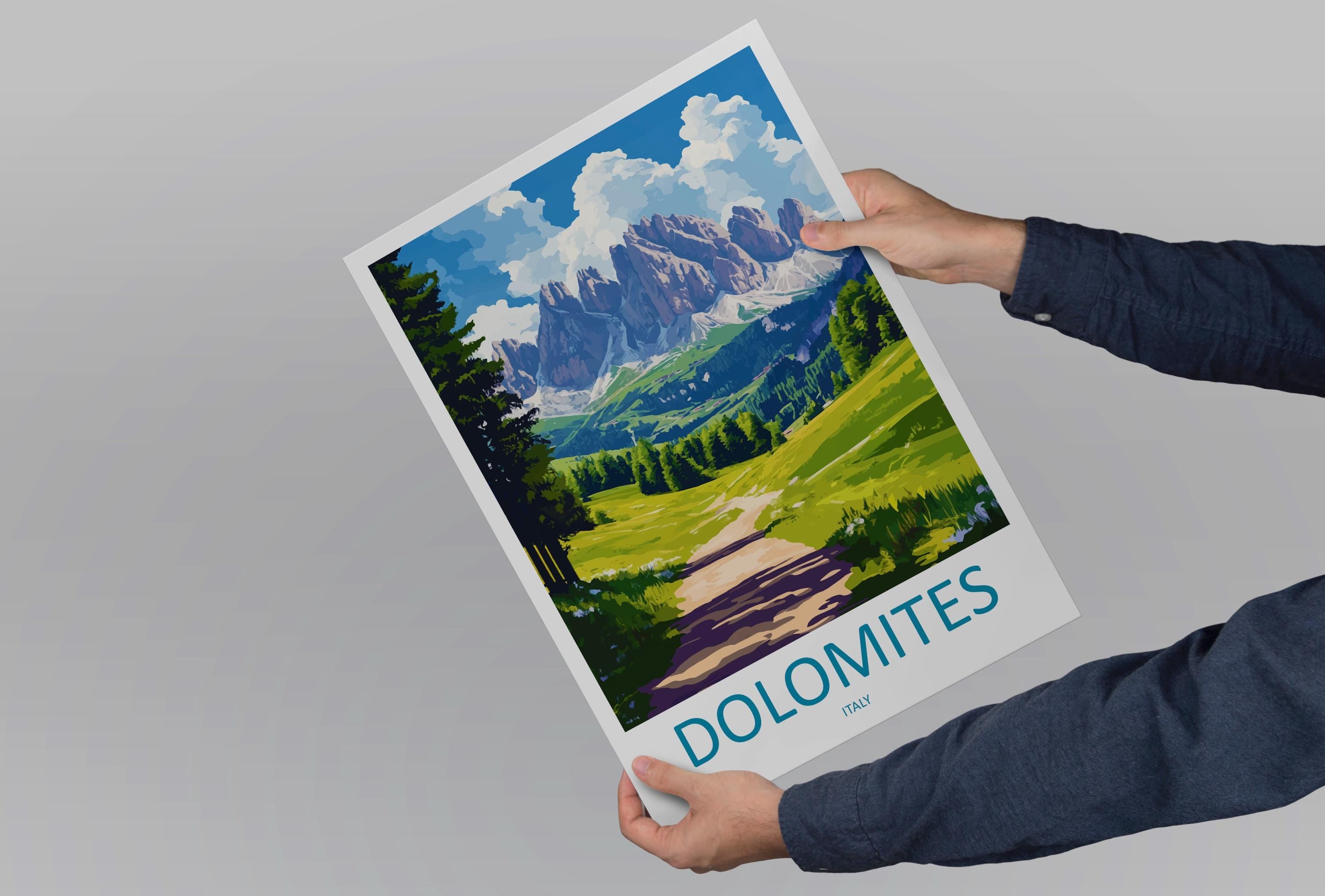 Dolomites Travel Print Dolomites Home Décor Dolomitic Alps Art Print Dolomite Mountains Room Print For Italian Mountains Gift Art Poster Art