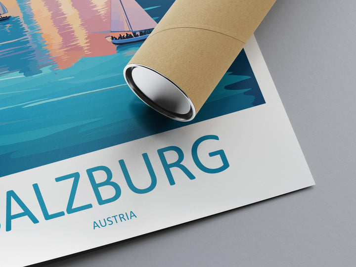 Salzburg Print Salzburg Home Décor Cityscape Art Print Salzburg Wall Art for Travel Enthusiast Gift Wall Hanging Salzburg Austria Poster Art