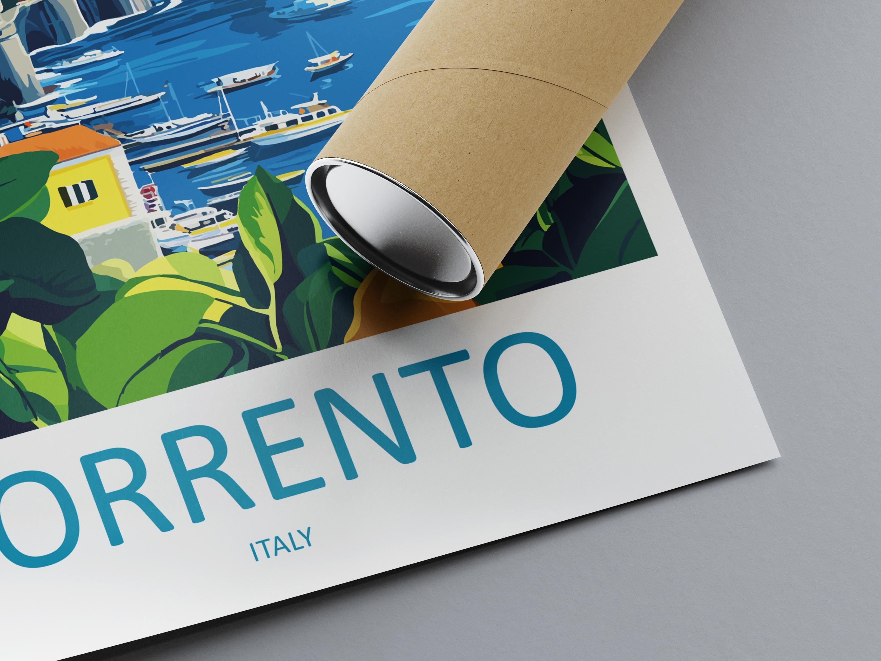 Sorrento Travel Print Wall Art Sorrento Wall Hanging Home Décor Sorrento Gift Art Lovers Italy Art Lover Gift Sorrento Print Sorrento Art