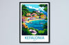 Kefalonia Travel Print Wall Art Kefalonia Greece Wall Hanging Home Decoration Kefalonia Gift Art Lovers Wall Art Print Kefalonia Wall Décor