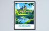 Durham Travel Print Wall Art Durham Wall Hanging Home Décor Durham Gift Art Lovers England Art Lover Gift Durham Travel Art Gift