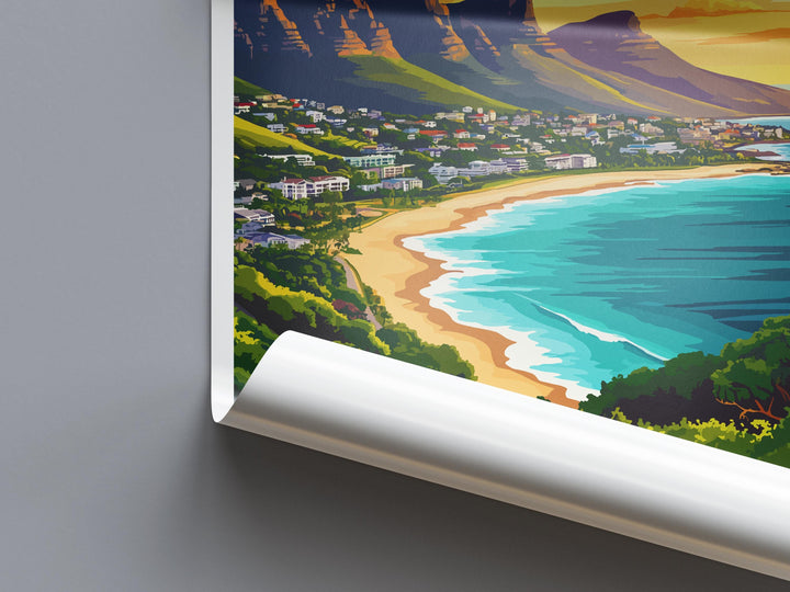 Cape Town Travel Print Wall Art Cape Town Wall Hanging Home Décor Cape Town Gift Art Lovers South Africa Art Print Cape Town Wall Décor Art