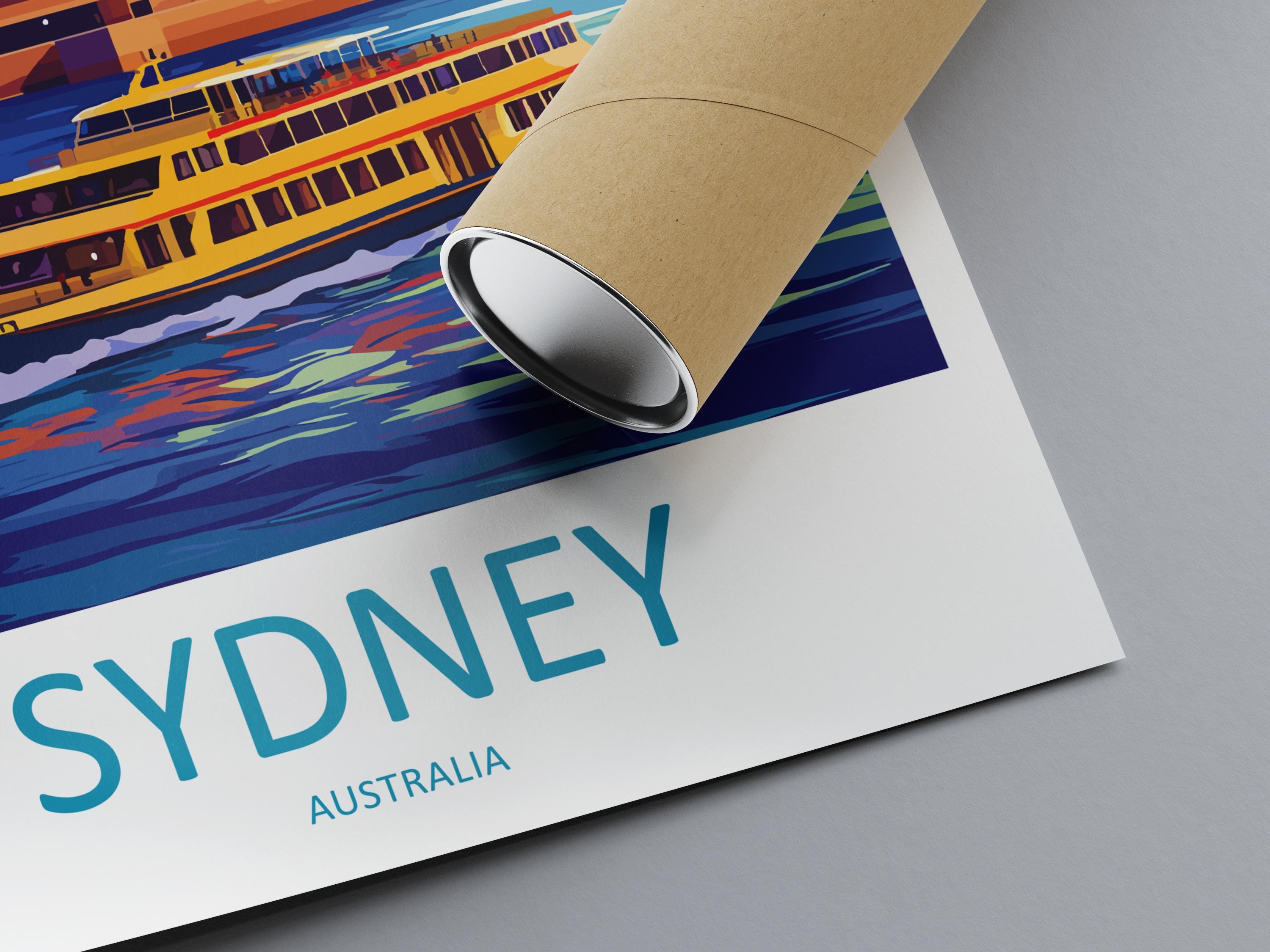 Sydney Opera House Travel Print Wall Art Sydney Wall Hanging Home Décor Sydney Gift Art Lovers Wall Art Australia Travel Print Opera House