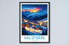 Val d'Isère Travel Print Wall Art Val d'Isère Wall Hanging Home Décor Val d'Isère Gift Art Lovers Ski Art Lover Gift Val d'Isère Print Ski